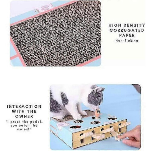 3-in-1 Cat Scratcher and Toy 1