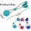 (blue) Multifunction Pet Molar Bite Toy, 2024 Upgrade Interactive Ropes Toys 4