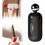 (black) Reusable Sticky Roller Ver2, with Retractable Built-in Hair Removal Stick 1
