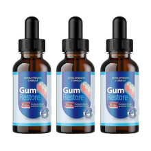 (3pcs)1-3X Gum Restore Plus - Oral Drops For Teeth, Bad Breath, Gums Repair 30ML