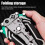 18 in 1 Foldable Wire Stripper,Multi-function Wire Stripping Pliers Cable Cutter 3