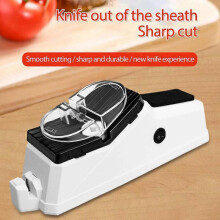 (color02) Electric Knife Sharpener Professional Kitchen Sharpening Stone Grinder knives