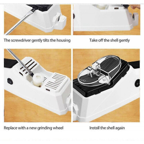 (color03) Electric Knife Sharpener Professional Kitchen Sharpening Stone Grinder knives 2