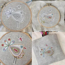 (butterfly) Water Soluble Embroidery Transfers, Stick and Stitch Embroidery Paper Wash Away