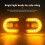 Bicycle LED Indicator Bike Rear Turn Signal Light Wireless Remote Tail Light 4