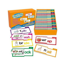 30 Read and Rhyme Flip Books, ABC Vocabulary Flash Card Educational Reading Game