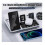 (silvery) 4 in1 Digital Clock Wireless Charger Stand,4 in 1 Foldable Fast Charging Station 4