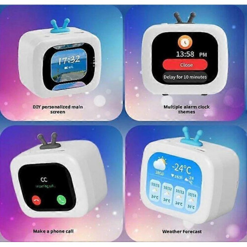 Portable Bluetooth Speaker with Touch Screen,Small Wireless Stereo Smart Speaker 1