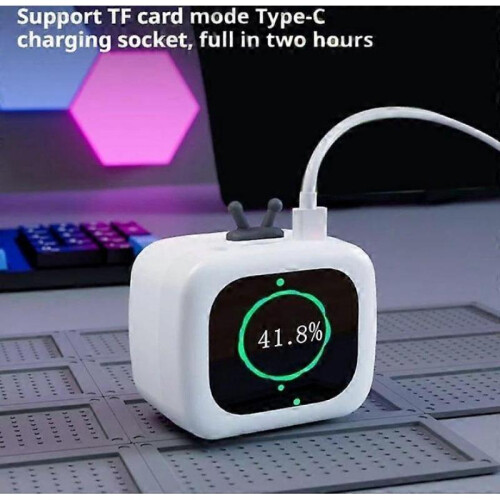 Portable Bluetooth Speaker with Touch Screen,Small Wireless Stereo Smart Speaker 2
