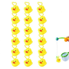 20 Pieces Induction Duck Fishing Toy with Hook , Hook A Duck Game for Outdoors