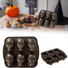 Skull Molds for Baking Skull Baking, Halloween Skull Baking Pans Skull Pizza Pan