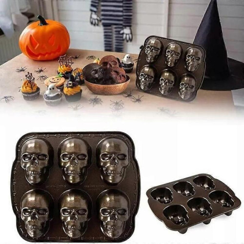Skull Molds for Baking Skull Baking, Halloween Skull Baking Pans Skull Pizza Pan