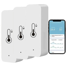 Tuya Smart WiFi Zigbee Temperature And Humidity Sensor Indoor Thermometer Hygrometer Monitoring Works with Alexa Google Home