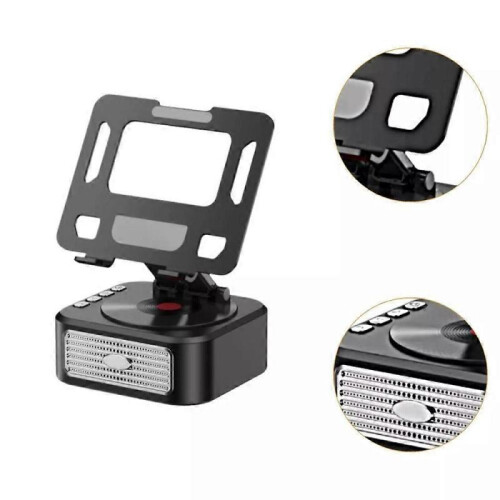 Dodorado Rotating Tablet Speaker, Three in One Tablet Stand Speaker