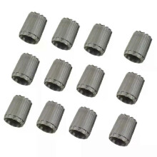 12 stuks grijze TPMS-servicekit voor bandenventieldoppen van hoge kwaliteit