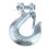 1/4 Silver Winch Hook with Clevis Latch for Trailer ATV Boat Towing 2