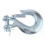 1/4 Silver Winch Hook with Clevis Latch for Trailer ATV Boat Towing 1