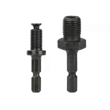 Boorbit-accessoire Boorkopadapter 1/4 zeskantschachtadapter naar 1/2 3/8 inch buitendraad Boorkop