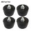 4Pcs Air Compressor Foot Pad Shockproof Components Black Rubber Pad Replacement Foot Pads For Air Compressor 1