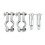 2PCS Motorcycle 22mm Handlebar Carbon Hand Guards Handguard Protector Protection 2