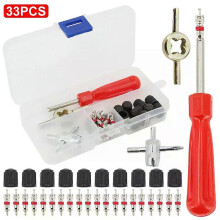 Car Bicycle Slotted Handles Tire Valve Stem Core Remover Screwdriver Tire Repair Install Tools Kits