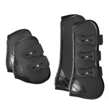 2/4PCS Front Hind Leg Boots Adjustable Horse Leg Boots Equine Front Hind Leg Guard Equestrian Tendon