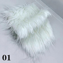 (1)25x45cm Home Decoration 8cm Pile Faux Fur Fabric For Patchwork Doll Toy Beard Hair Sewing Material
