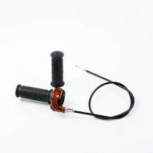 Universal Motorcycle Rotary Throttle Accelerator Grip and Cable For 47cc 49cc Mini Dirt Bike Motos Quad