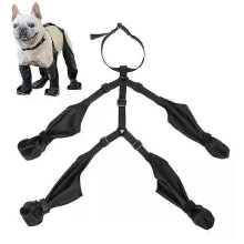 Dog Shoes Waterproof Adjustable Dog Boots Pet Breathbale Shoes For Outdoor Walking Soft French Bulldog
