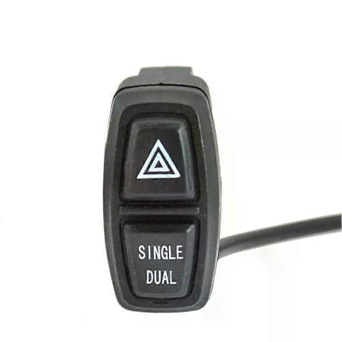 E-Bike Single Dual Hazard Indicator Switch Double Lock Double Button Electric Scooter Conversion Parts