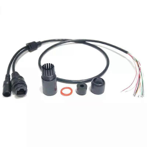 LAN Cable for CCTV IP Camera Board Module Extra Wires for POE Mid-Span Type 4/5(+) 7/8(-) Power Supply