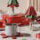(cup dolly) Christmas Tree Coasters Silicone, Tree Coasters Silicone Trivets for Hot Dishes 2