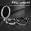 Rust-proof High-quality Phone Universal Ring Lanyard Electroplated Phone Ring Strap Universal  for Key 2