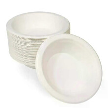 50 stuks transparante plastic wegwerp rijstkom voor buiten, picknick, feest, camping, wegwerp kommen,