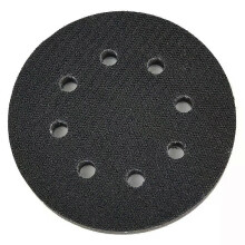 8 Holes Soft Sponge Interface Pad 5Inch 125mm Loop Hook Sanding Pads Backing Plate Sander Polishing