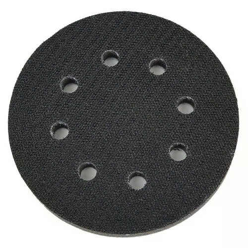 8 Holes Soft Sponge Interface Pad 5Inch 125mm Loop Hook Sanding Pads Backing Plate Sander Polishing