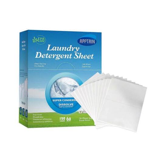 (30sheets) Laundry Sheets Eco Detergent Clothes Fabric Washing Machine Bio Non Bio