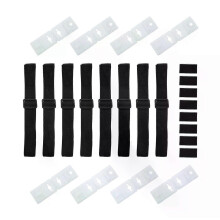 24pcs/8kits Swimming Pool Cover Roller Attachment Straps Kit Universal Solar Blanket Reel Nylon Webbing