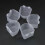 5 PCS / Set Parrot Bird Hamster Flat Bottom Feeding Cup Hanging Drinking Bowl Tools 1