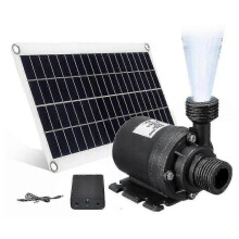 (No Water Pump) 50w solar water pump 800l/h DC12v low noise solar fountain pump garden home fountain