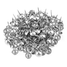 100Pcs 7x10mm Silvery Pushpin Doornail Hardware Decorative Upholstery Nail Jewelry Gift Box Sofa Decorative