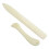 2pcs Bone Folder Craft Tools Pastic Open Leather Folding Creasing Paper Dull Edged Handtool For DIY/folding 1