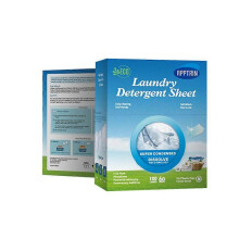 (60sheets) Laundry Sheets Eco Detergent Clothes Fabric Washing Machine Bio Non Bio