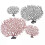 Tree Shape Aquarium Decoration Decor Sea Iron Tree Plastic Coral Decor Plants 2