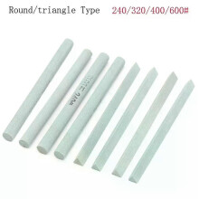 1pc Oil Stone Grinding Block Green Silicon Carbide Sand Bar Round Triangle Jade Sharpener Tool Carving