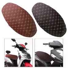 Motorbike Seat Covers Accessories Anti Slip Protector PU Leather Breathable
