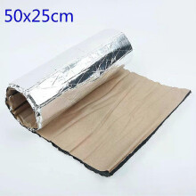 25x50cm Car Sound Deadener Heat Insulation Mat Car Van Sound Proofing Deadening Insulation Car Hood