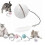 (Pink) Automatic LED Intelligent Cat Ball, Interactive Cat Toys Ball with LED Light 1
