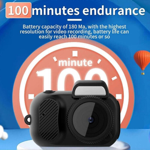 Zoomu Mini Camera Keychain, 1080P Mini Digital Camera Keychain Nostalgic Camera 1
