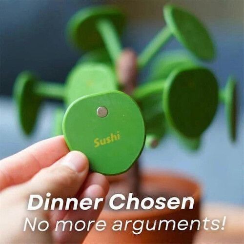 3D Printed Funny Dinner Decision for Decide What's for Dinner,Dining Decoration 2